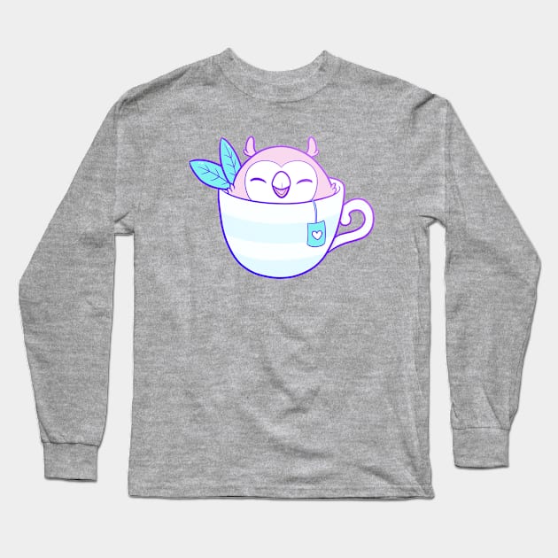 Owl Tea | Nikury Long Sleeve T-Shirt by Nikury